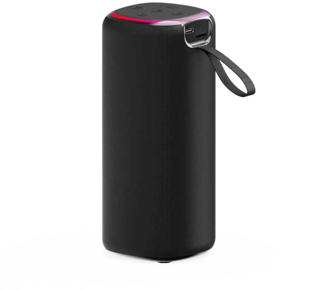 Gembird SPK-BT-LED-08L Bluetooth Speaker - 10W - Zwart