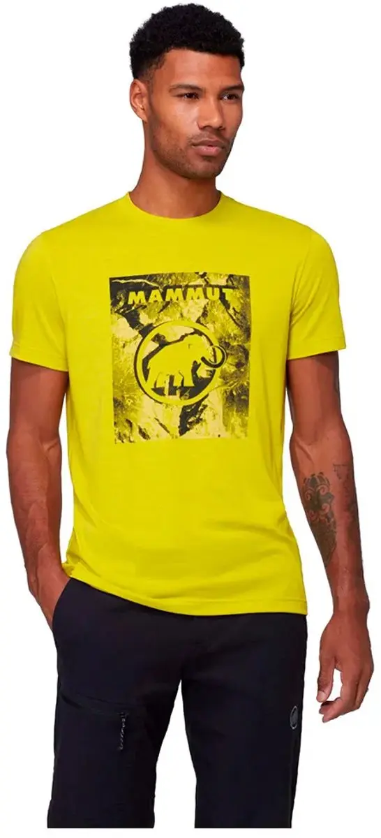 Mammut Trovat T-shirt Met Korte Mouwen Geel XL Man