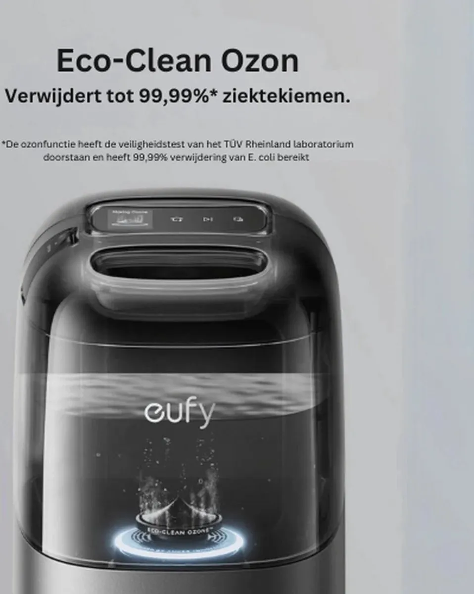 Eufy S1 Pro Complete Robotstofzuiger T2080GA1 - 8.000 Pa - Zwart