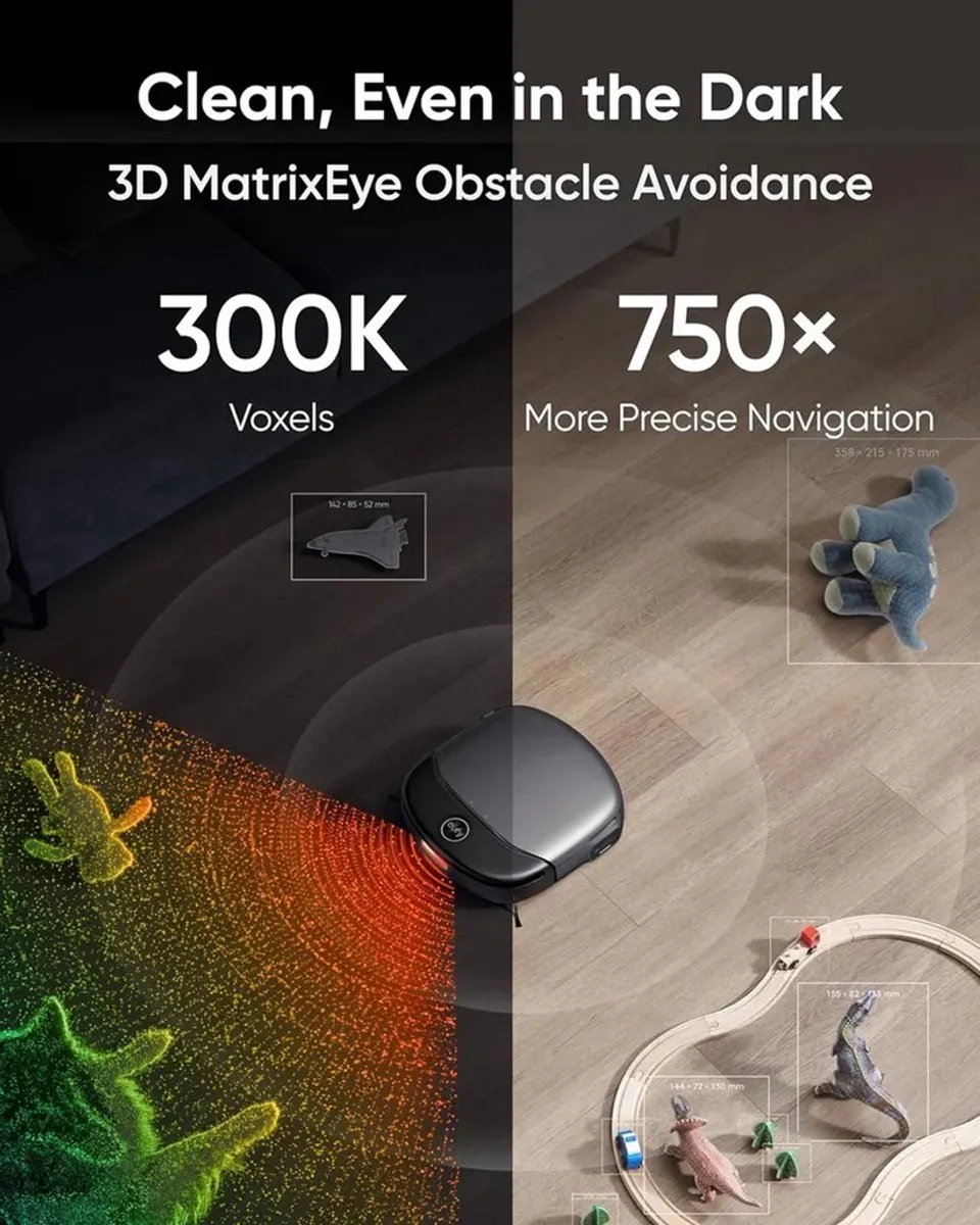 Eufy S1 Pro Complete Robotstofzuiger T2080GA1 - 8.000 Pa - Zwart