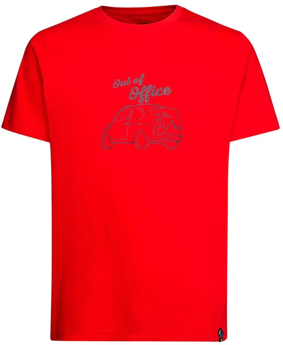 La Sportiva Cinquecento Heren T-shirt - Rood - S - afbeelding 4 van 6