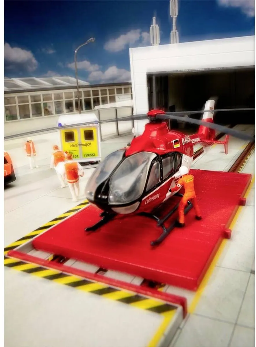 Faller EC135 H0 Helikopter Luftrettung 131020