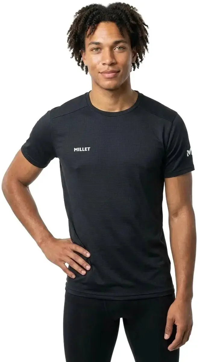 Millet Fusion T-shirt Met Korte Mouwen Zwart XL Man