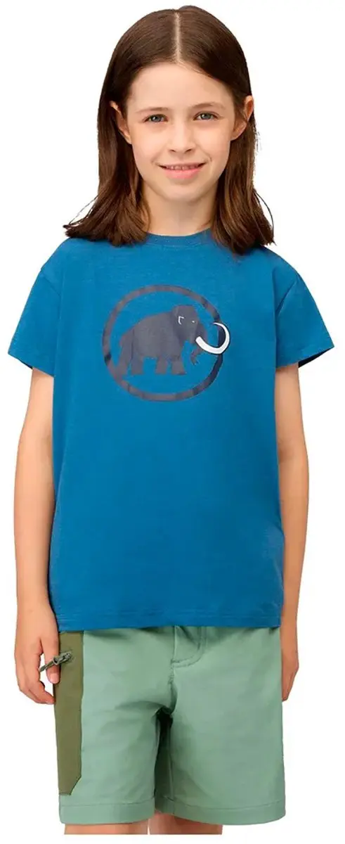Mammut Core Classic T-shirt Met Korte Mouwen Blauw 152 cm Jongen
