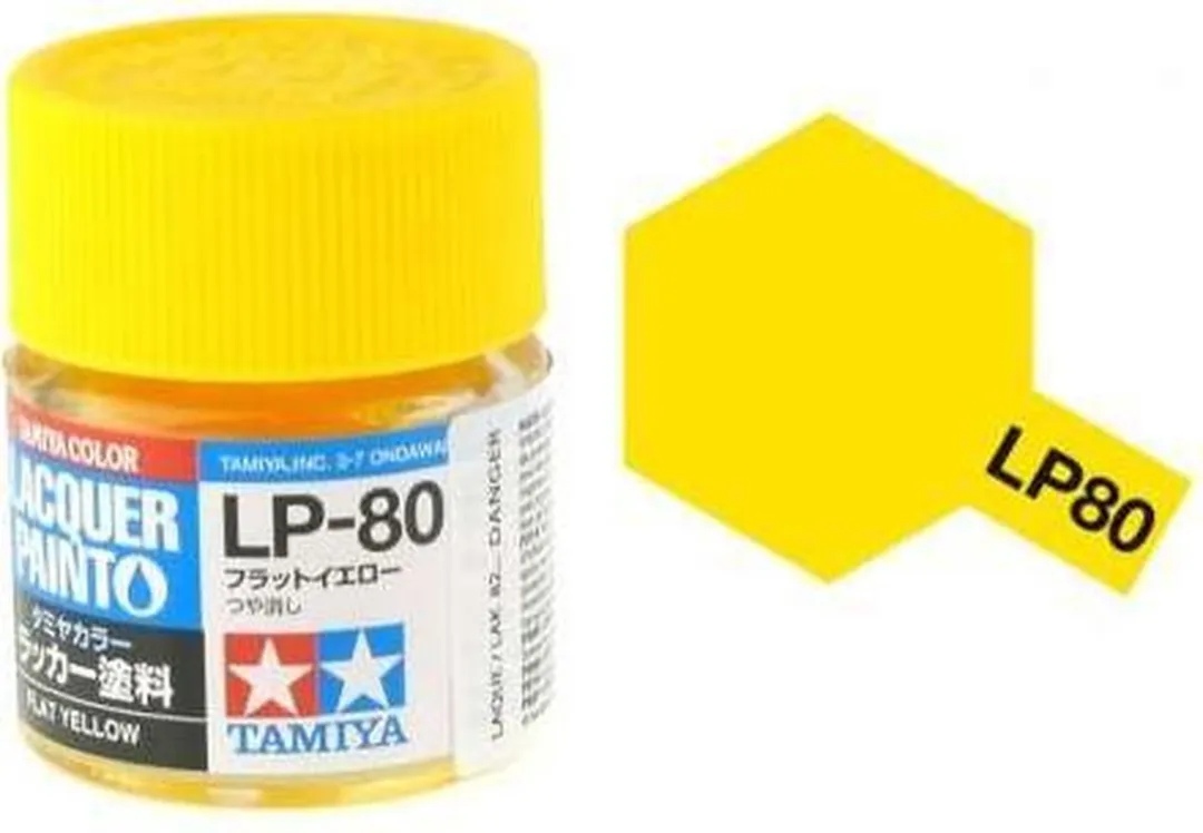 Tamiya Hobbyverf Olieverf LP-80 Geel Matt 10ml
