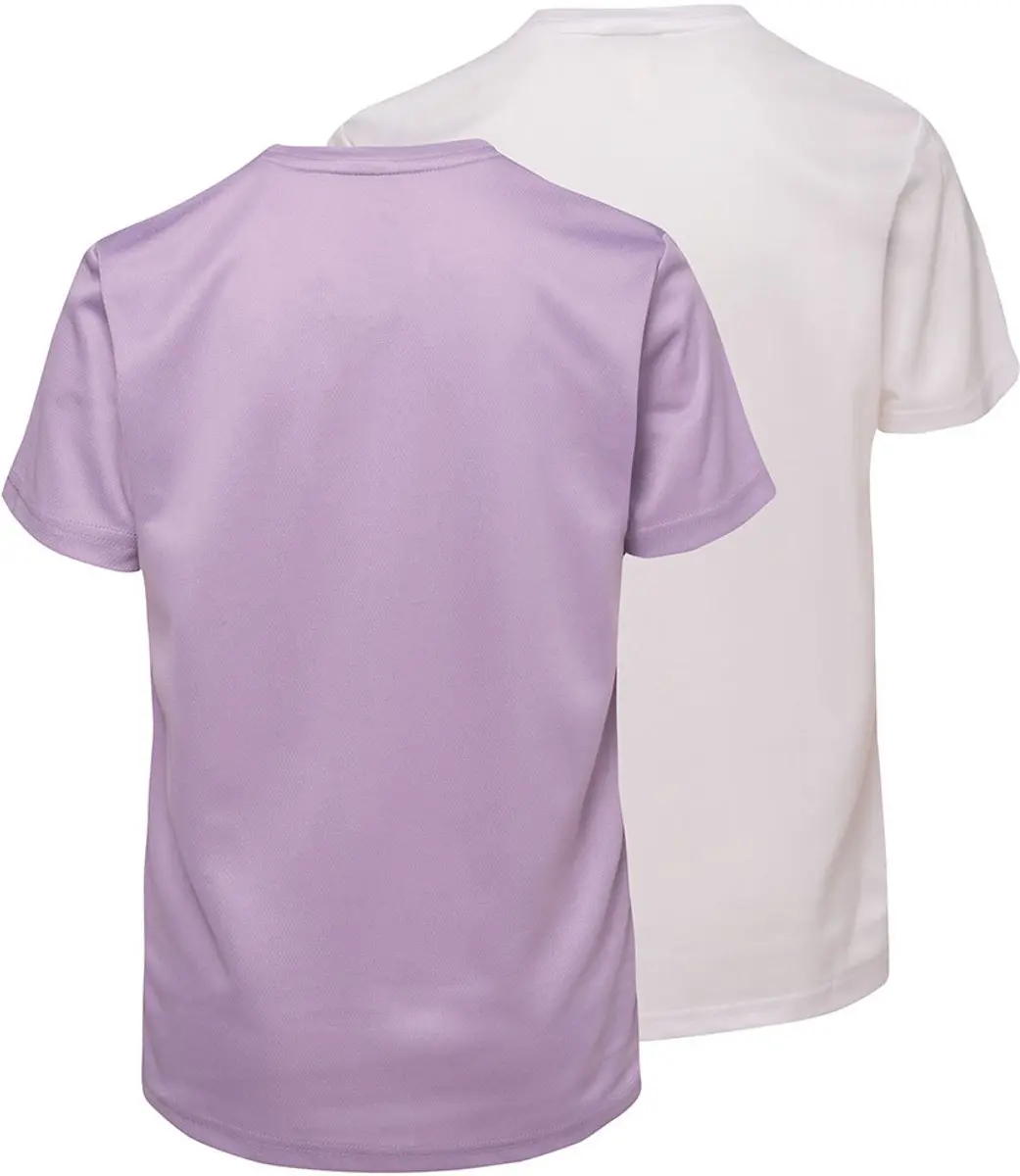 Hi-tec Jodin 2 Pack T-shirt Met Korte Mouwen Paars 164 cm Kinderen - afbeelding 2 van 5