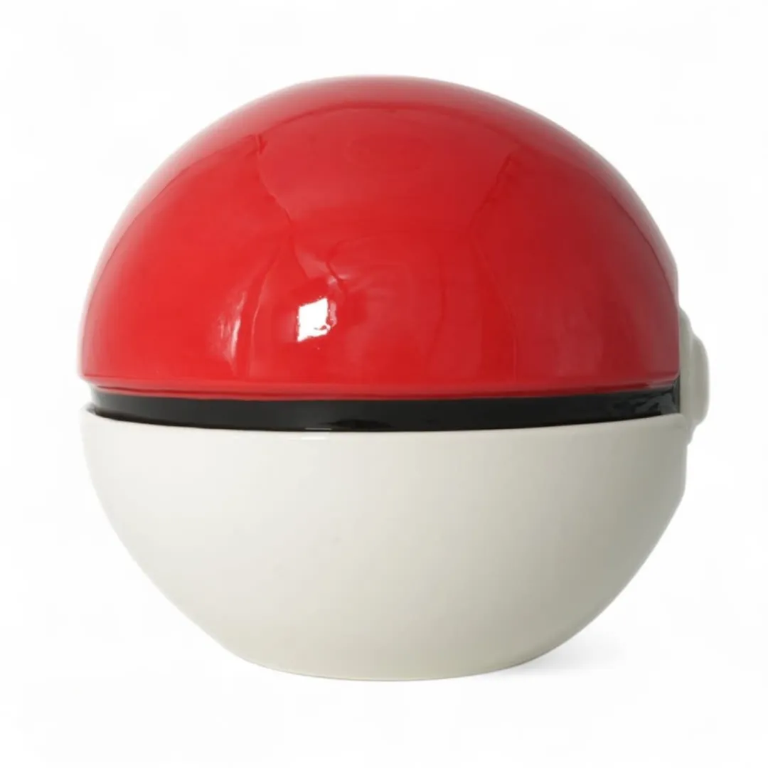Casio Pokémon Pokéball Koekjestrommel - Rood/Wit/Zwart - afbeelding 6 van 6