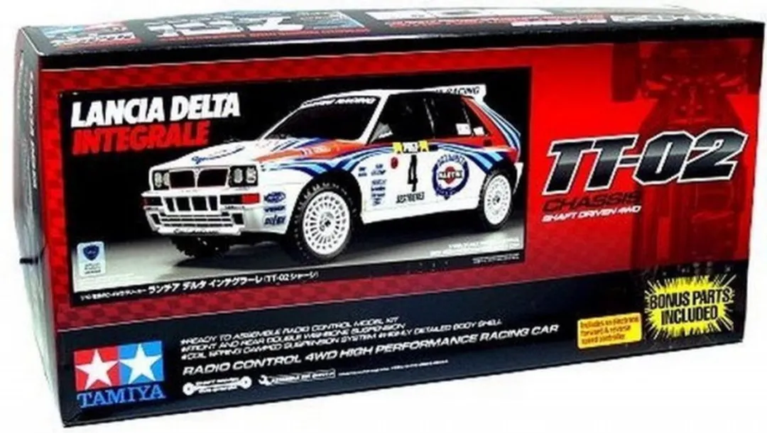 Tamiya TT-02 Lancia Delta HF Integrale Bouwpakket - Blank