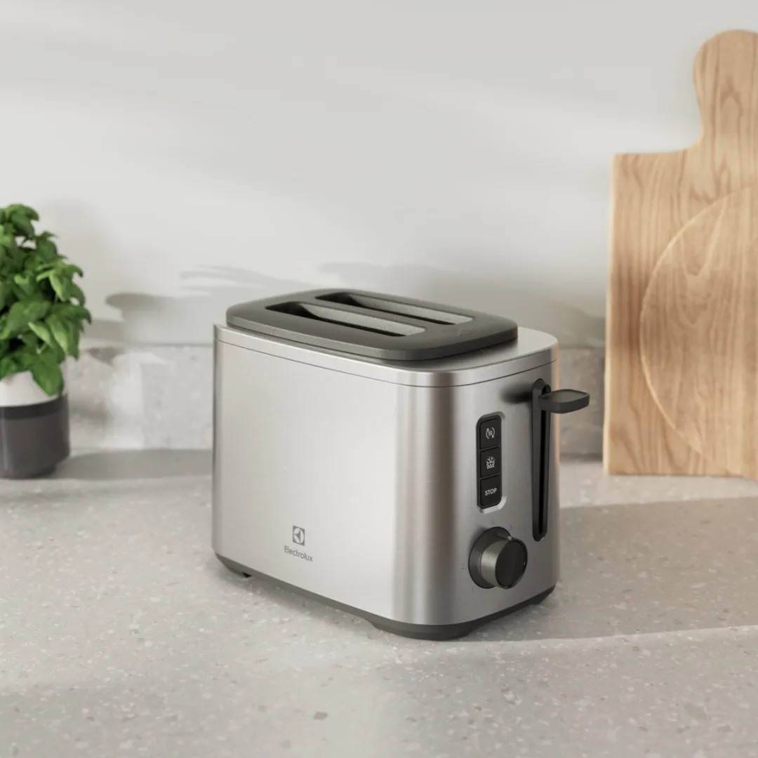 Electrolux E5T1-4ST Broodrooster 2 Sneden 800W - Roestvrijstaal