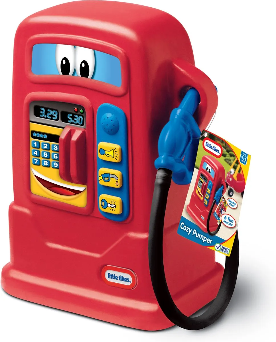 Little Tikes Cozy Pumper Pompstation 619991M - Rood - afbeelding 2 van 5