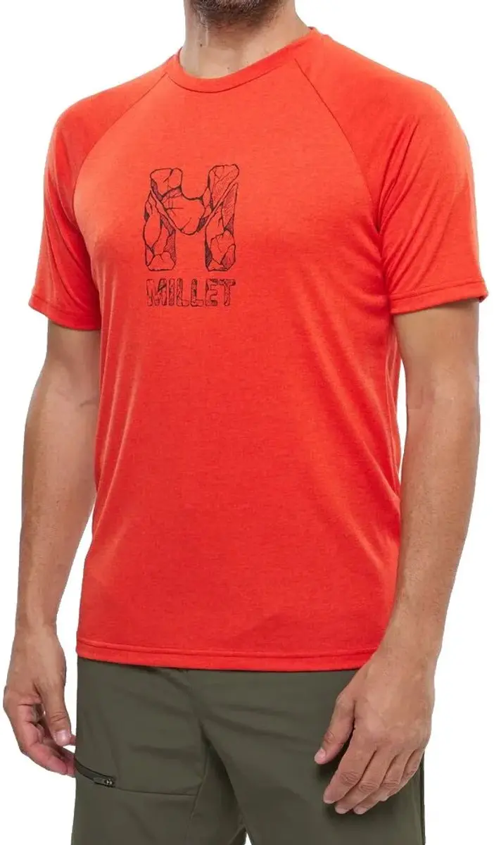 Millet Cimaï Natural T-shirt Met Korte Mouwen Oranje L Man
