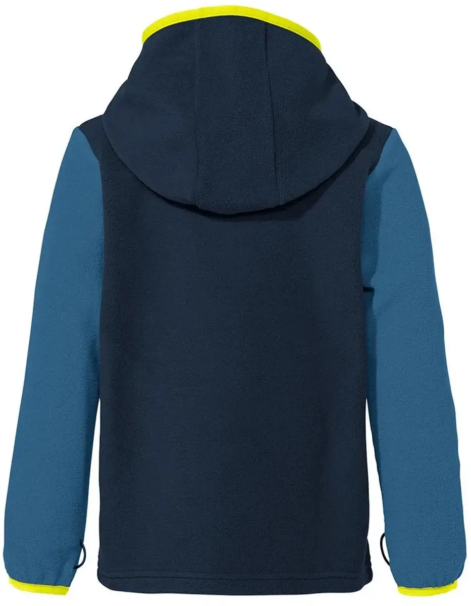 Vaude Pulex II Kinder Fleece Jas - Paars - 146-152 cm - afbeelding 2 van 3