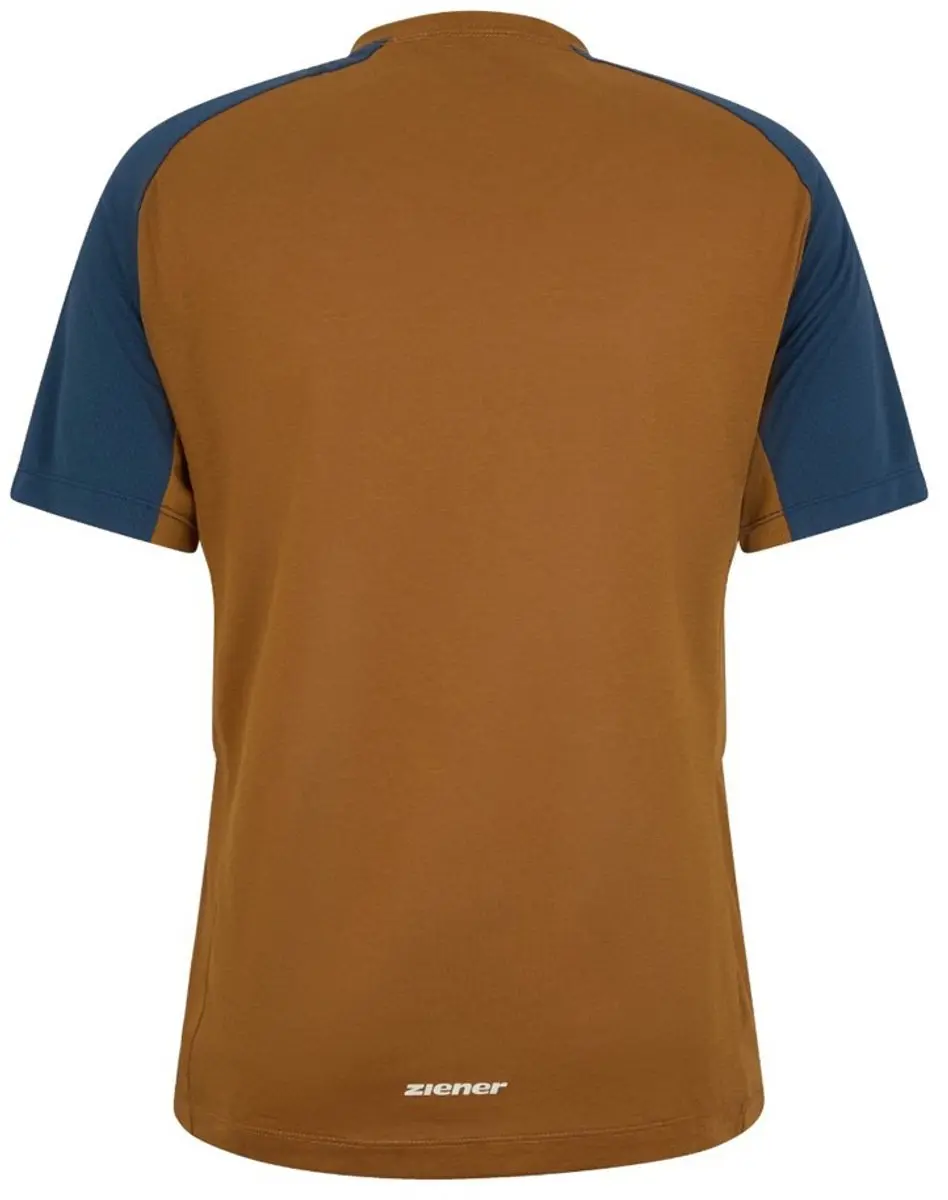 Ziener Nemuel T-shirt - Bruin - 48 - afbeelding 4 van 6