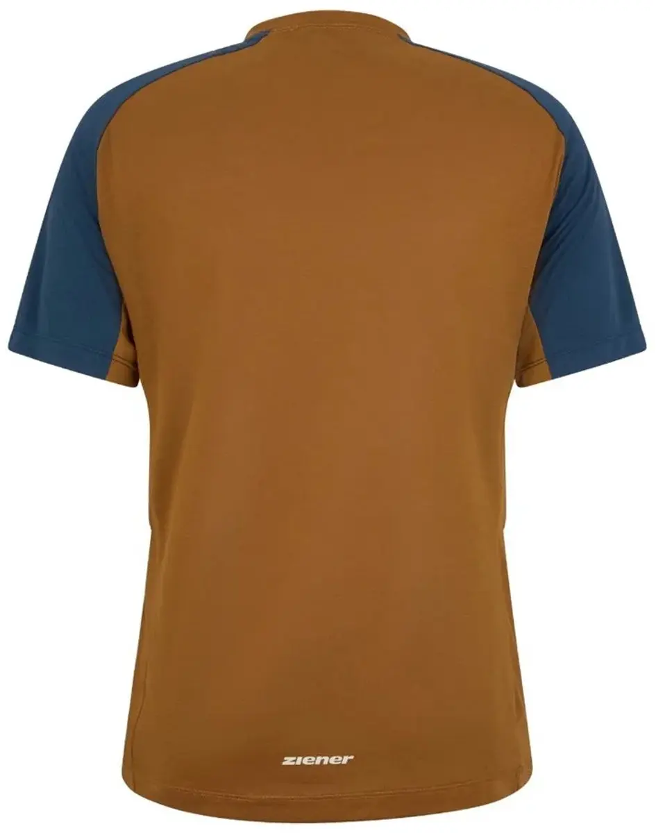 Ziener Nemuel T-shirt - Bruin - 48 - afbeelding 6 van 6