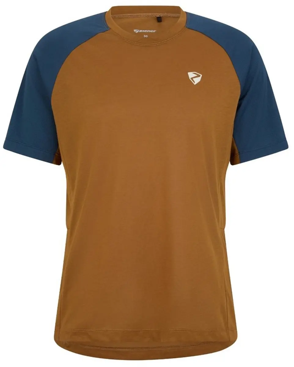 Ziener Nemuel T-shirt - Bruin - 48 - afbeelding 2 van 6