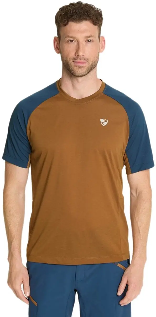 Ziener Nemuel T-shirt Met Korte Mouwen Bruin 48 Man