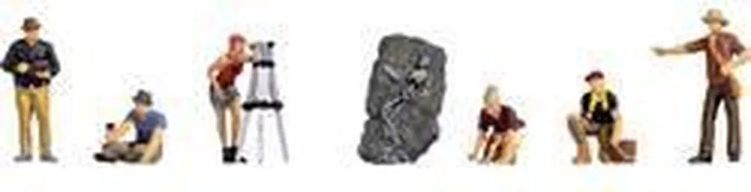 NOCH H0 Archeologen Figuren - Geverfd