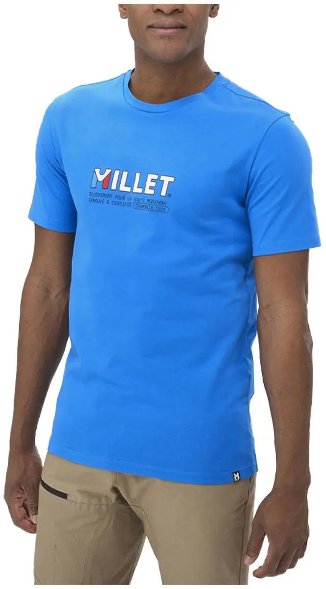 Millet Miv10140 T-shirt Met Korte Mouwen Blauw XL Man