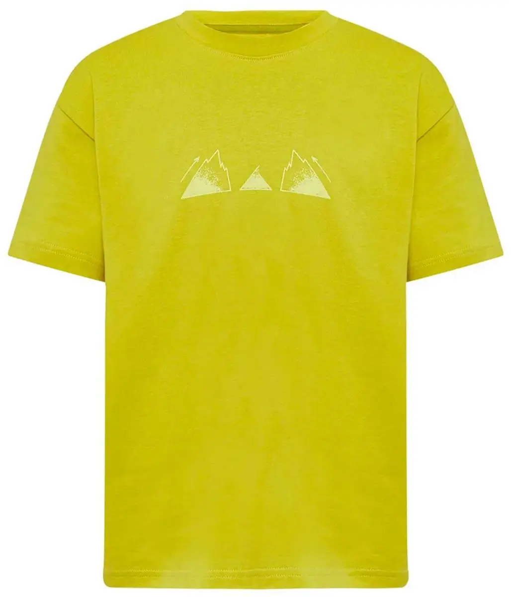Mammut Base Playground T-shirt Met Korte Mouwen Geel 152 cm Jongen