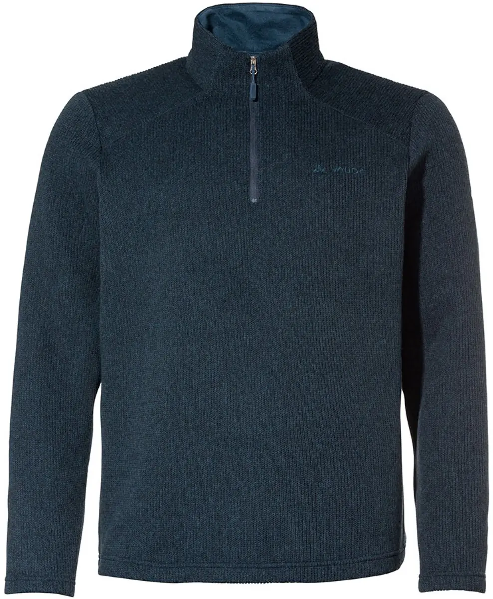 Vaude Tesero II Fleece Heren met Halve Rits - M - Dark Sea - afbeelding 4 van 6