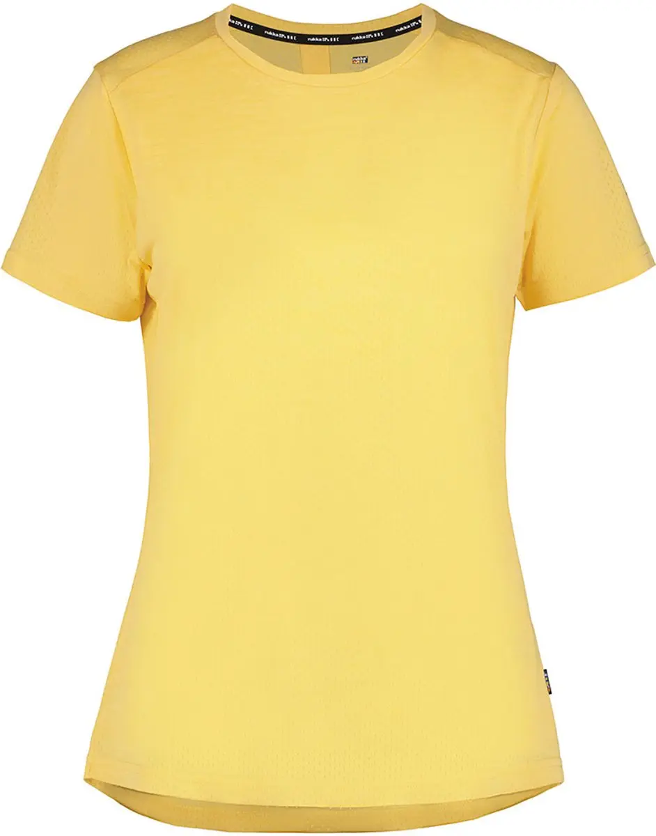 Rukka Ylakartti T-shirt Met Korte Mouwen Geel 38 Vrouw