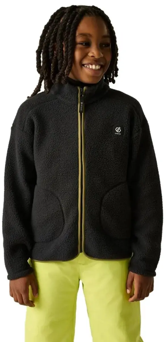 Dare2b Zesty Ii Fleece Met Volledige Rits Zwart 14 Years Kinderen