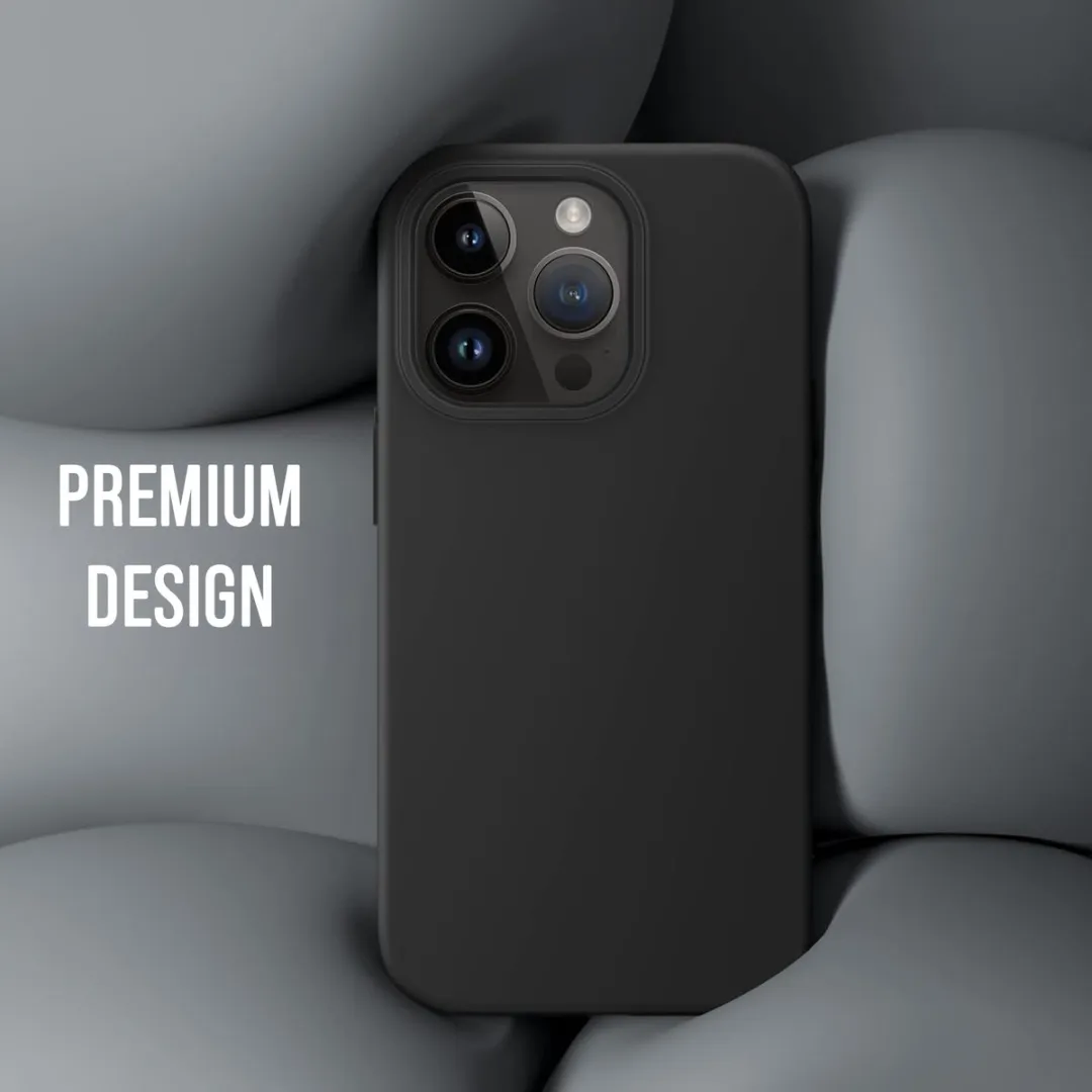 NUVEX iPhone 14 Pro Hoesje - Zwart - Met Screenprotector - MPN 8721082980098