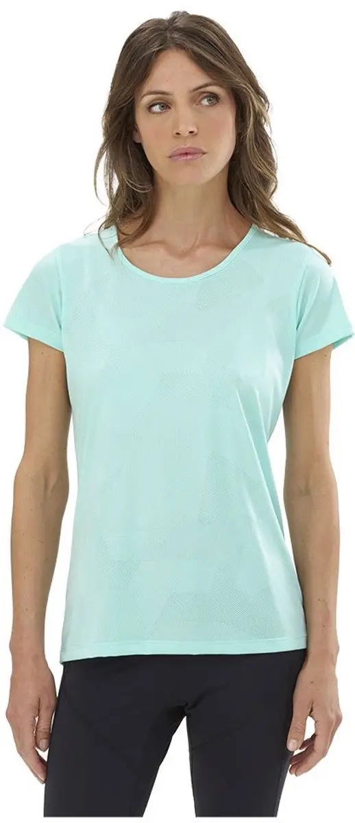 Millet Hiking Jacquard T-shirt Met Korte Mouwen Blauw XL Vrouw