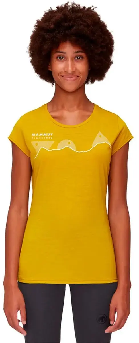 Mammut Alnasca T-shirt Met Korte Mouwen Geel M Vrouw