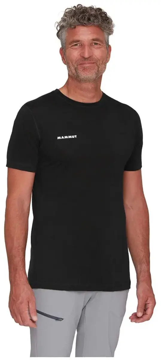Mammut Tree Wool Fl T-shirt Met Korte Mouwen Zwart XL Man
