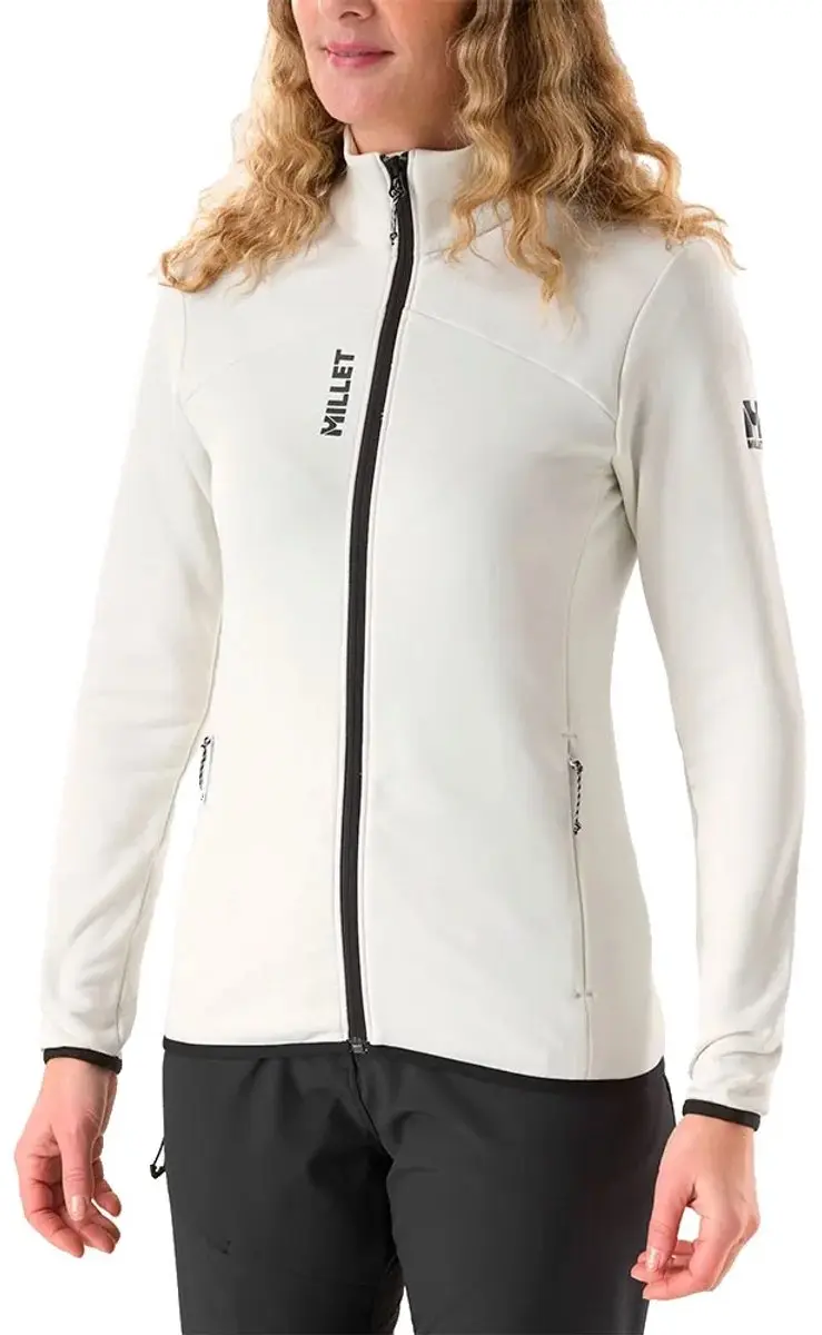 Millet Seneca Fleece Met Volledige Rits Wit M Vrouw