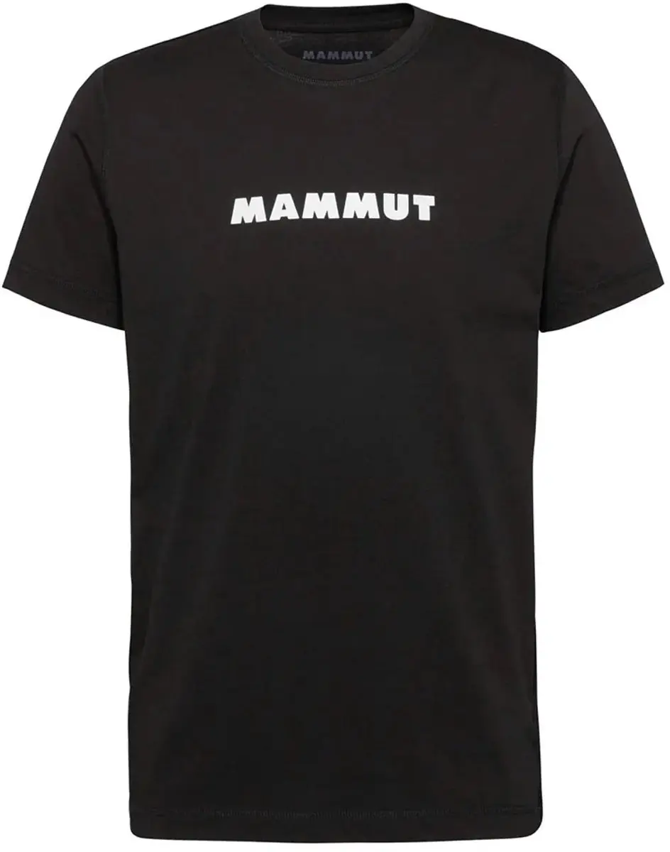 Mammut Core Logo T-shirt Met Korte Mouwen Zwart XL Man