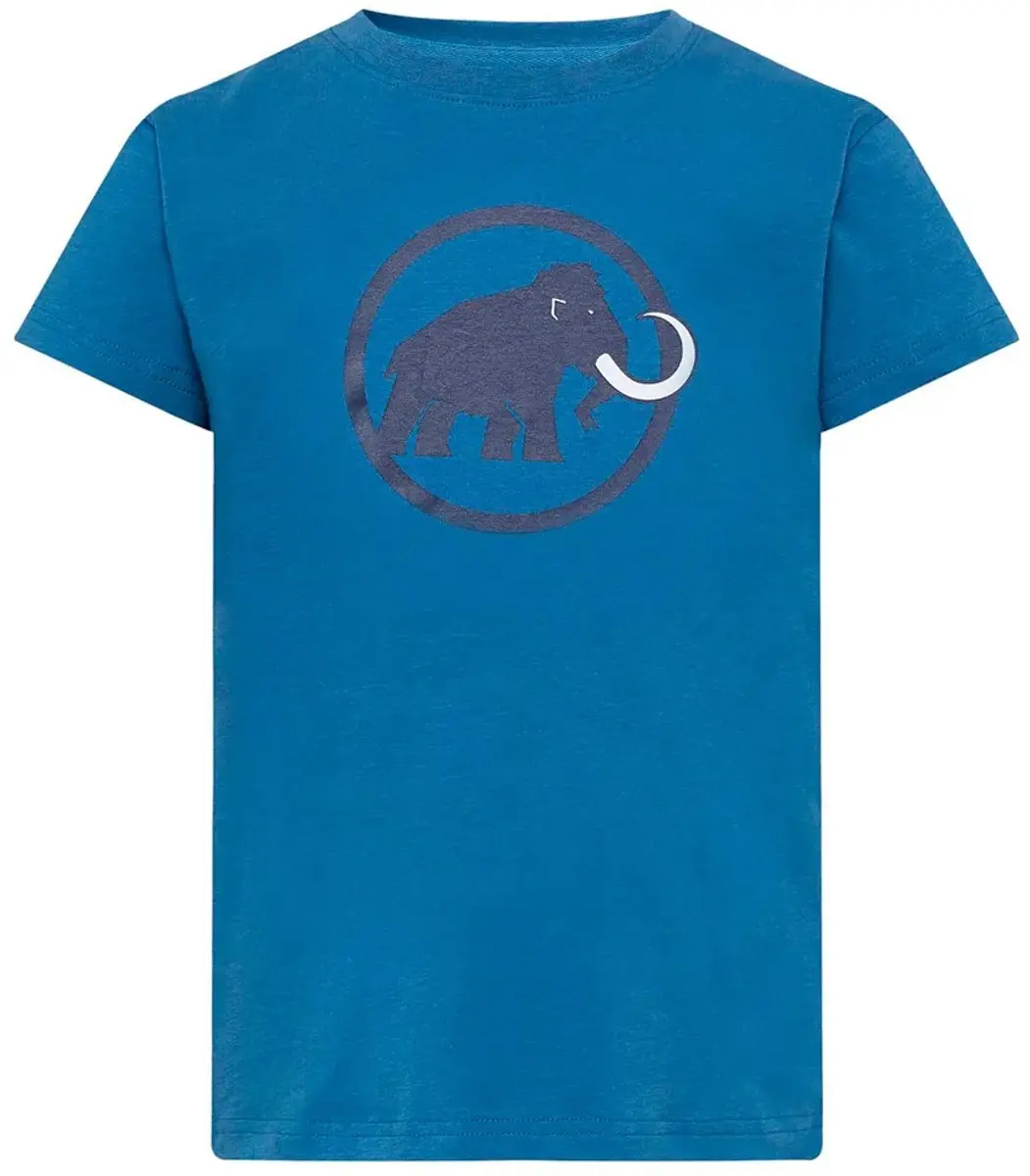 Mammut Core Classic T-shirt Met Korte Mouwen Blauw 128 cm Jongen