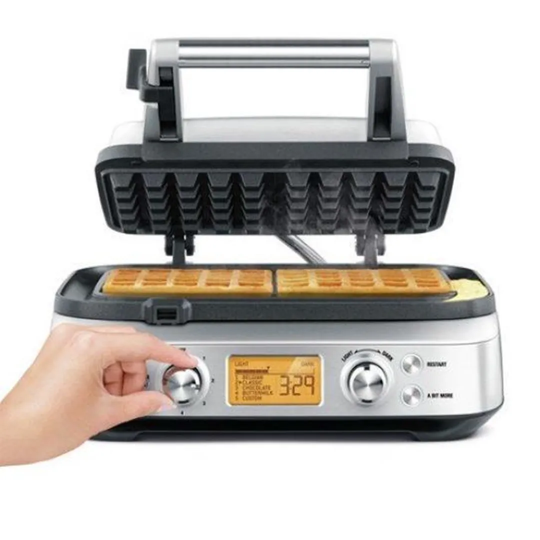 Sage The Smart Waffle Pro SWM620BSS4EEU1 - 1000W - 2 Platen