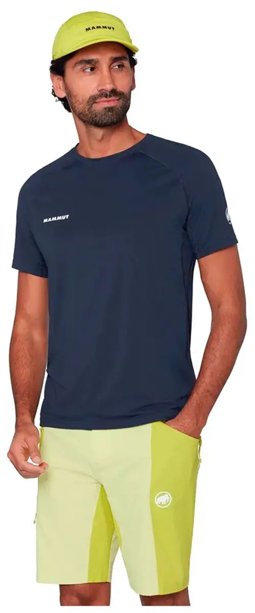 Mammut Ducan Fl T-shirt Met Korte Mouwen Blauw L Man