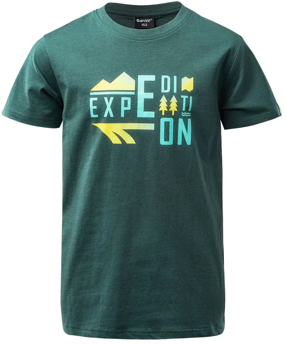 Hi-tec Nelo T-shirt Met Korte Mouwen Groen 152 cm Jongen