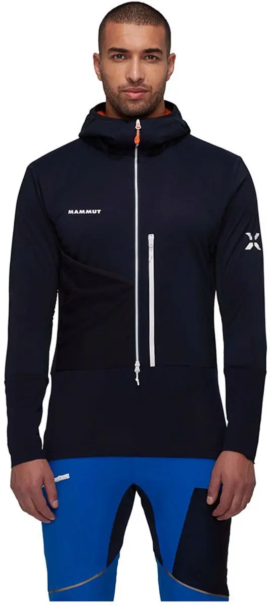 Mammut Eiger Speed Ml Hybrid Sweatshirt Met Halve Rits Blauw,Zwart S Man