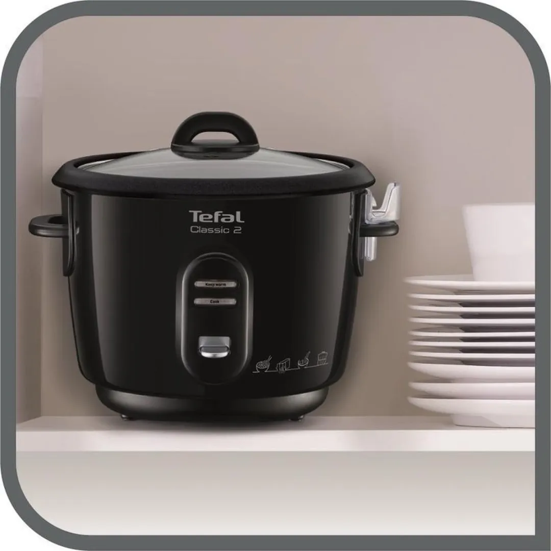 Tefal Classic RK1028 Rijstkoker 1L - 6 Kops - Zwart