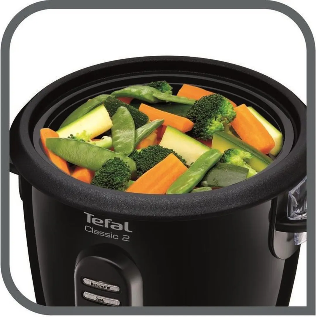 Tefal Classic RK1028 Rijstkoker 1L - 6 Kops - Zwart