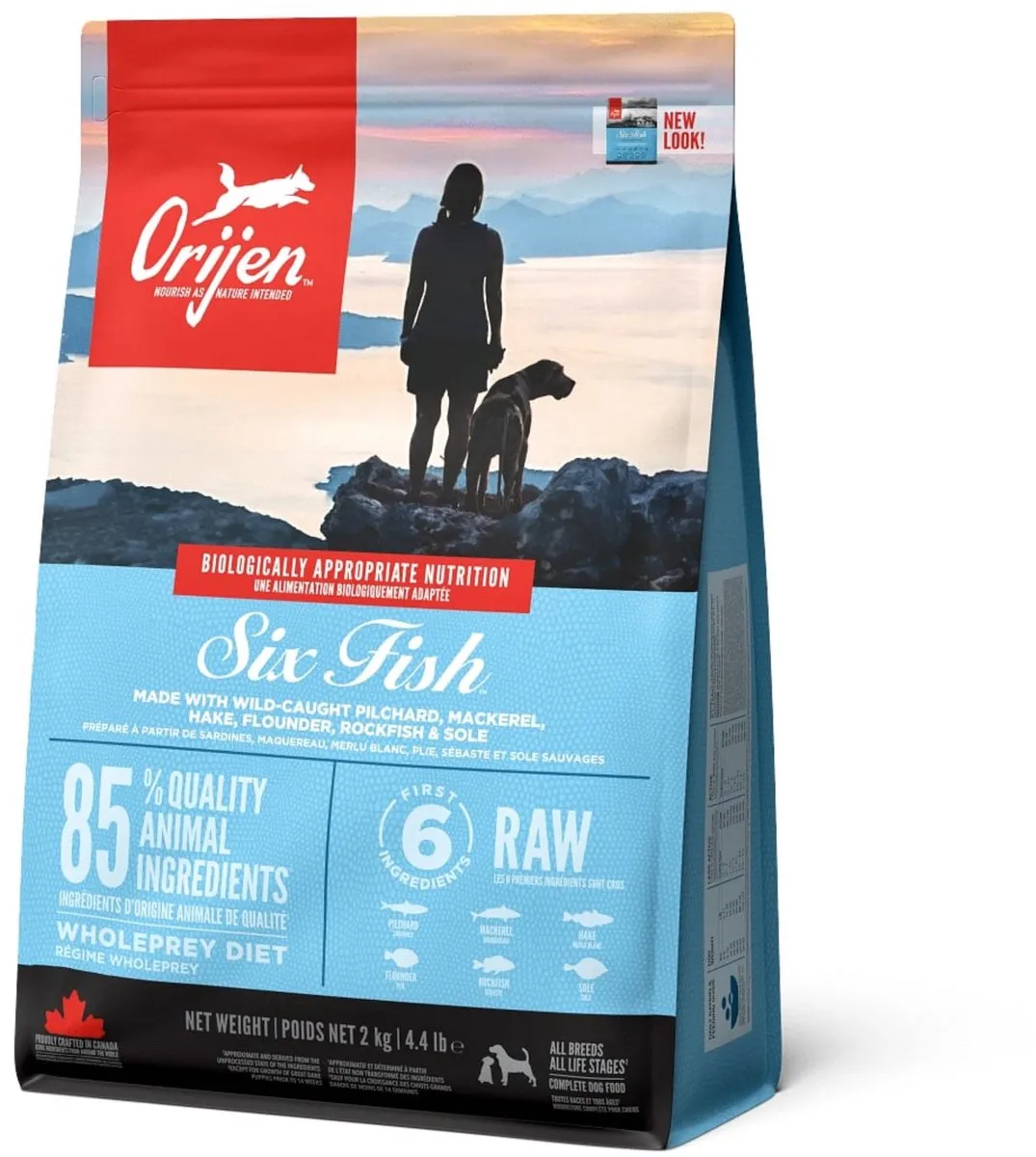 Orijen Whole Prey Six Fish Hondenvoer - 2 kg
