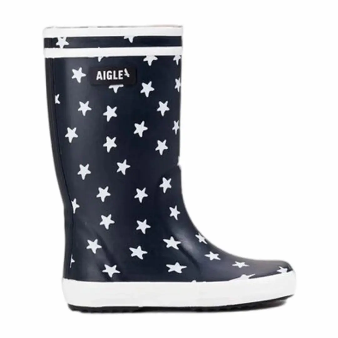 Regenlaars Aigle Kids Lolly Pop Play2 Marine Etoile-Schoenmaat 31