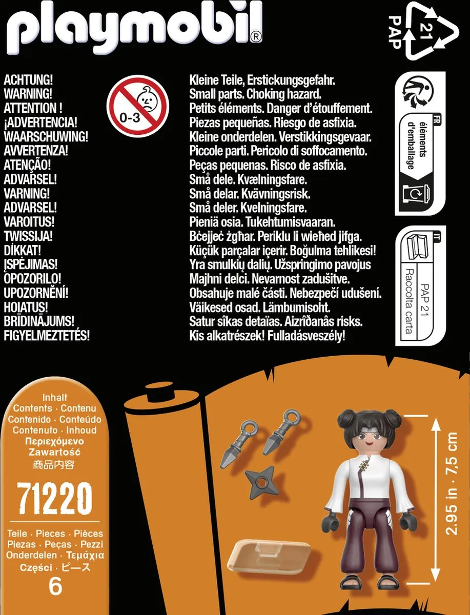 Playmobil Naruto Tenten 71220 - afbeelding 6 van 6