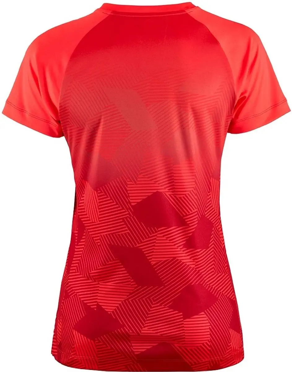 Craft Premier Fade Dames Shirt Korte Mouw - Rood - XL - afbeelding 6 van 6