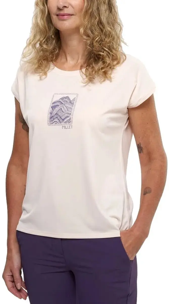 Millet Seneca T-shirt Met Korte Mouwen Wit S Vrouw