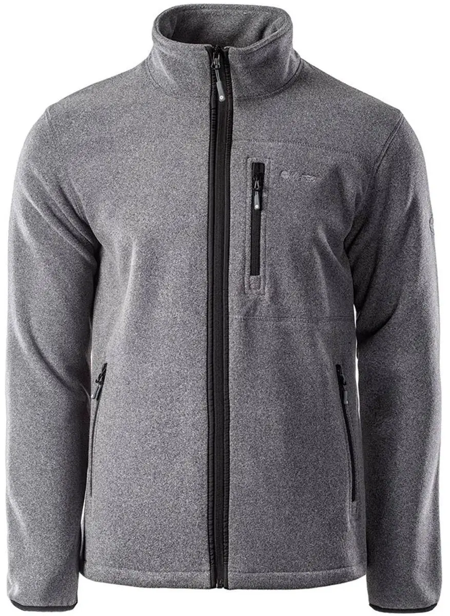 Hi-tec Porto Fleece Met Volledige Rits Grijs M Man