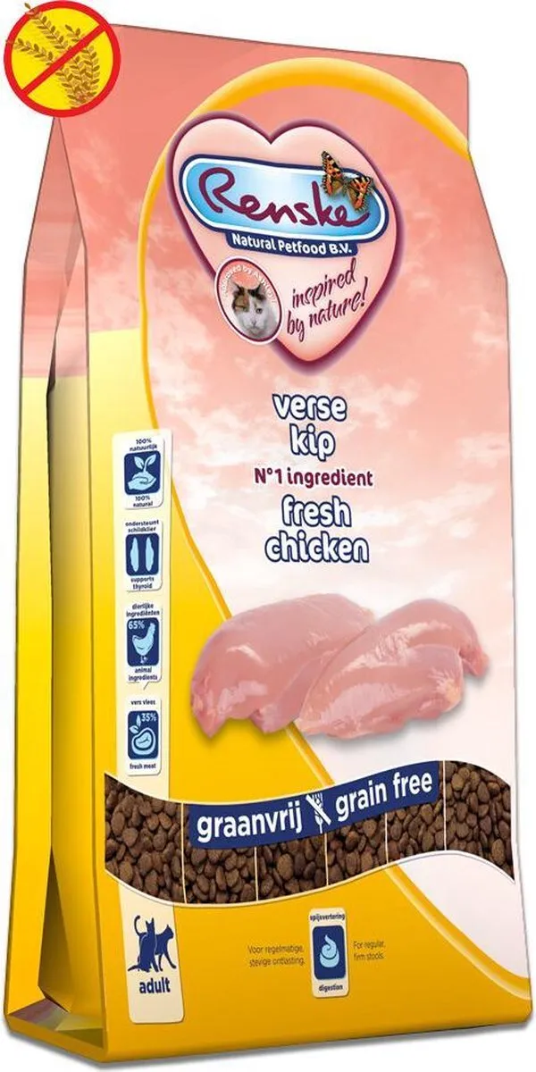 Renske Super Premium Hondenvoer Graanvrij Kip