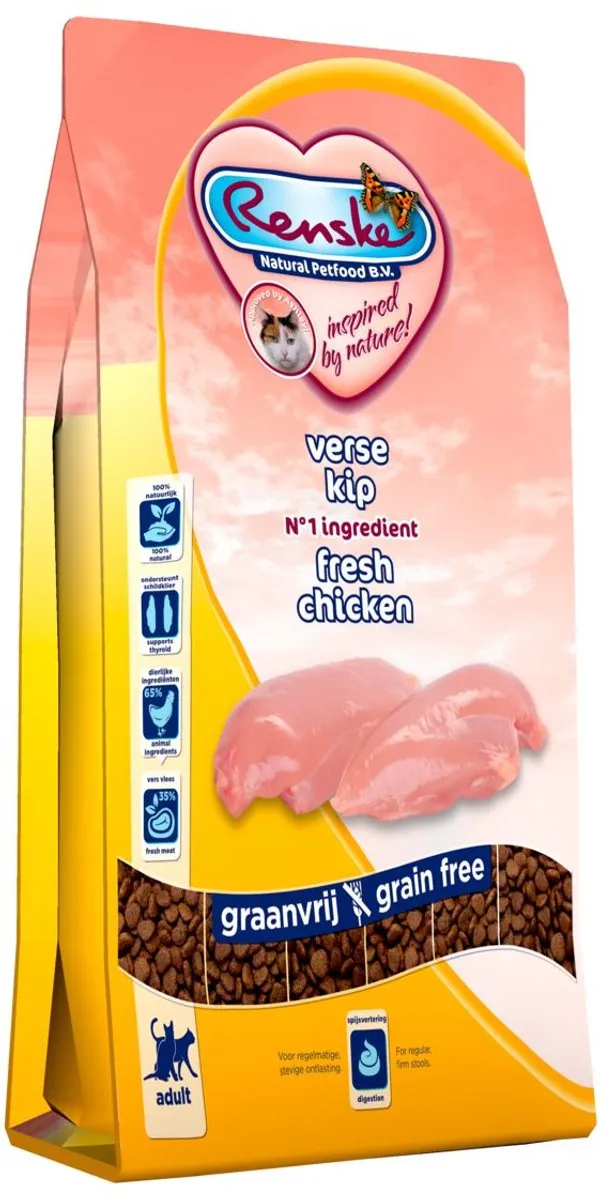 Renske Super Premium Hondenvoer Graanvrij Kip