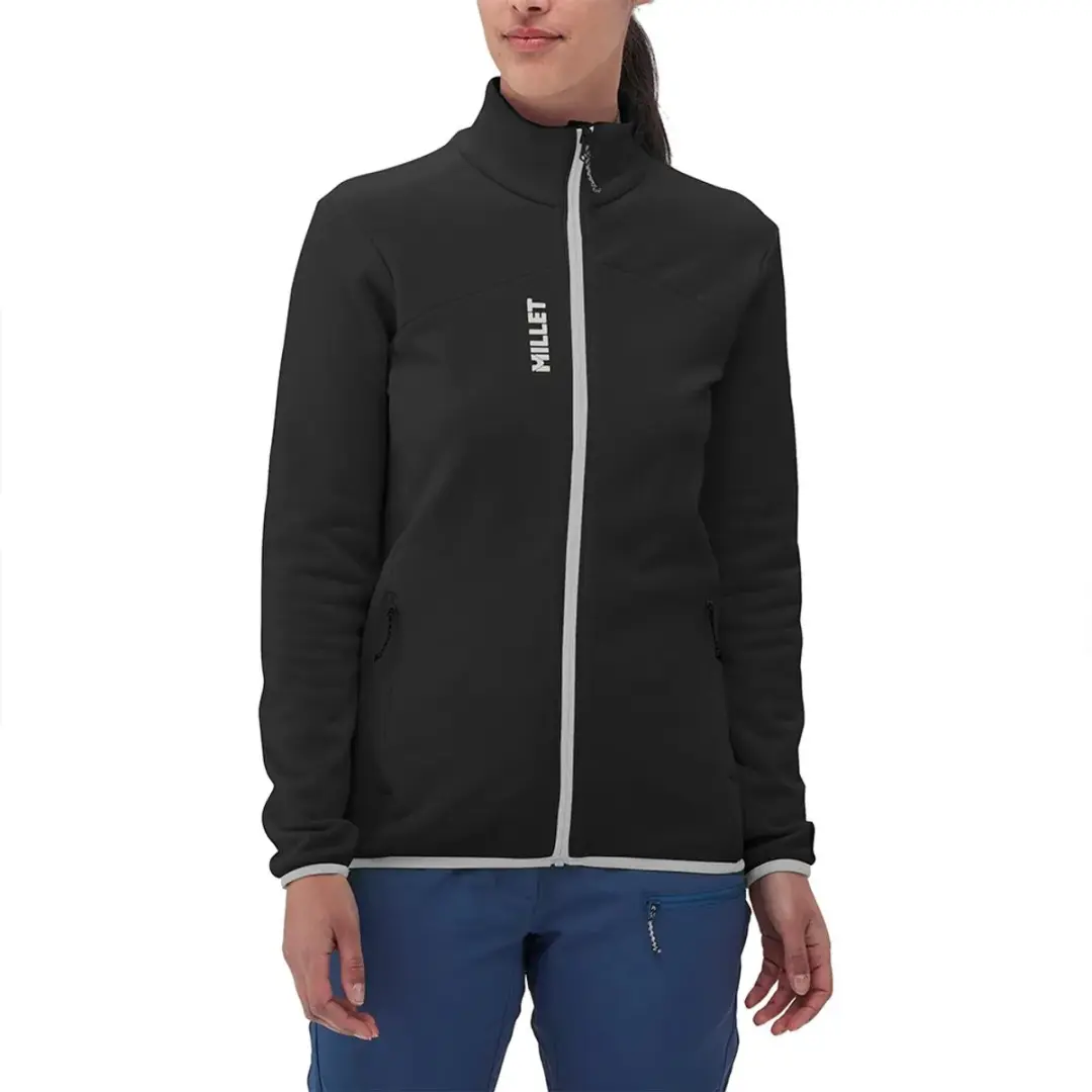 Millet Seneca Fleece Met Volledige Rits Zwart M Vrouw