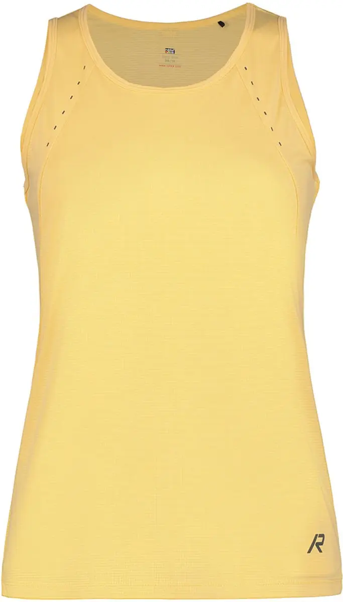 Rukka Millola Mouwloos T-shirt Geel 36 Vrouw