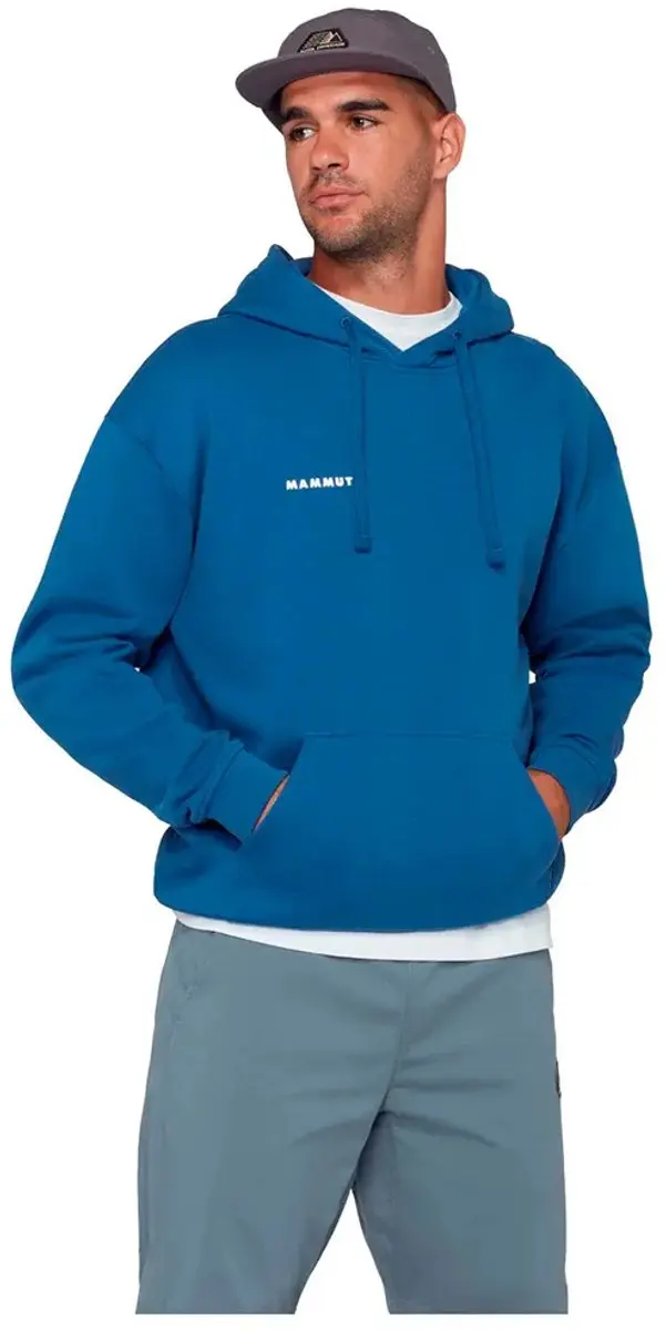 Mammut Base Ml Mini Logo Hoodie Blauw XL Man